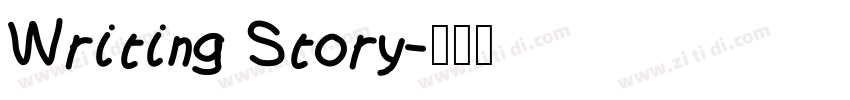 Writing Story字体转换
